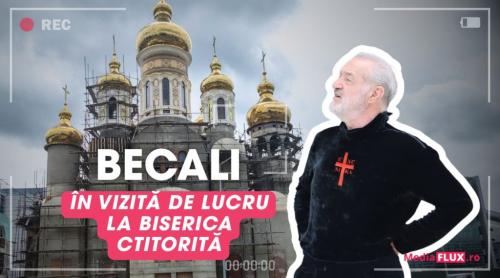 Gigi Becali s a făcut diriginte de șantier. Fostul arbitru Alexandru Tudor a pus umărul la treabă