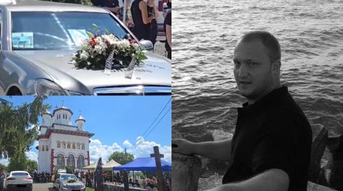 Imagini greu de privit de la înmormântarea lui Alexandru Neacșu! Medicul rezident găsit mort la Spitalul Floreasca a fost condus pe ultimul drum: „O mare durere”
