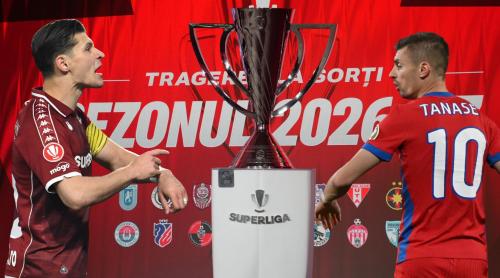 Lovitură dură pentru FCSB și Rapid la tragerea la sorți a țintarului SuperLigii. Anunț oficial al LPF