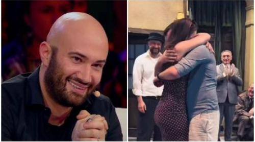 Moment neașteptat la spectacolul lui Mihai Bendeac. Actorul a devenit complice la o cerere în căsătorie ca în filme