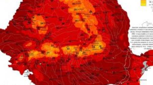 Orașul din România unde s au resimțit 44 de grade la umbră la ora 14