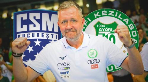 Per Johansson vrea finala Gyor – CSM Bucureşti: „Am sentimente puternice! Ar fi o finală electrizantă la Budapesta!” Interviu exclusiv