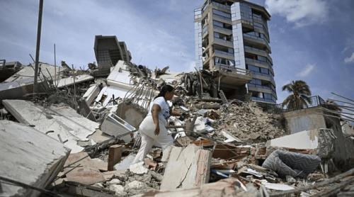 Polistiren în loc de beton? Imaginile care arată cum au fost ridicate blocurile din Venezuela