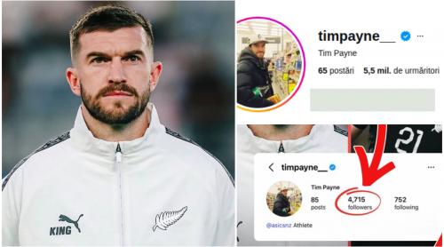 Povestea fabuloasă a lui Tim Payne. Cel mai necunoscut fotbalist de la Cupa Mondială a ajuns viral: cum a adunat 5,5 milioane de urmăritori în câteva zile