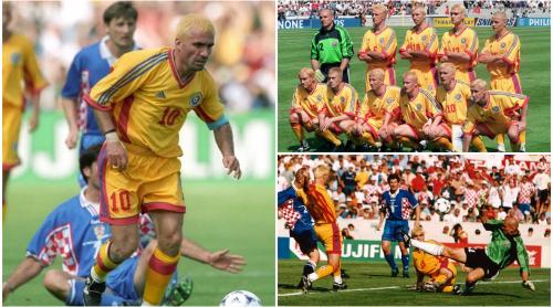 Se împlinesc 28 de ani de la ultimul meci jucat de România la Mondiale: Hagi, Popescu și Petrescu, eliminați de Boban, Suker și Asanovic