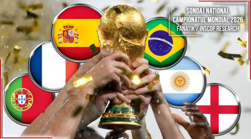 Sondaj INSCOP. Ea este viitoarea campioană mondială! Românii și au ales favorita la CM 2026. Surprize mari în clasamentul preferințelor