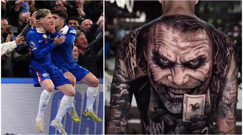 Tatuajul impresionant pe care și l a făcut un star din Premier League: pe corpul său apare celebrul Joker și mesajul ”Why so serious?”