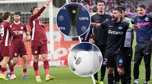 Vezi live tragerea la sorți pentru turul 2 preliminarii Conference League și află cu cine joacă FCSB și CFR Cluj. Program complet, live blog de la tragere