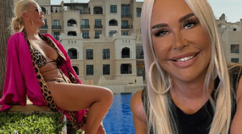 Vica Blochina, apariție spectaculoasă în Mykonos. Vedeta și a etalat silueta în costum de baie la 50 de ani