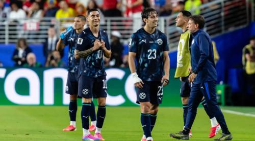 VIDEO Premieră în fotbal. Miguel Almiron, primul jucător eliminat pentru că a încălcat noua regulă FIFA. Haos pe teren