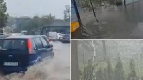 Vremea se schimbă radical în unele zone din ţară. Temperaturi cu 10 grade mai mici şi ploi torenţiale