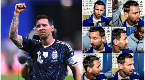 A întrerupt interviul lui Messi pentru a i transmite un mesaj înainte de finala Argentina – Spania. Reacția sud americanului