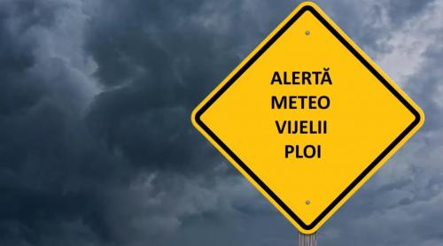 Alertă meteo. Zeci de județe intră sub avertizare de Cod Galben de furtuni și ploi puternice