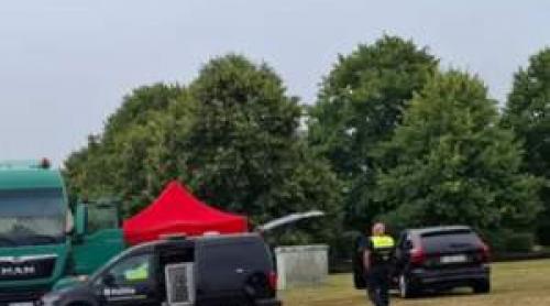 Bărbat găsit mort într un camion românesc, în Belgia! Primele informații