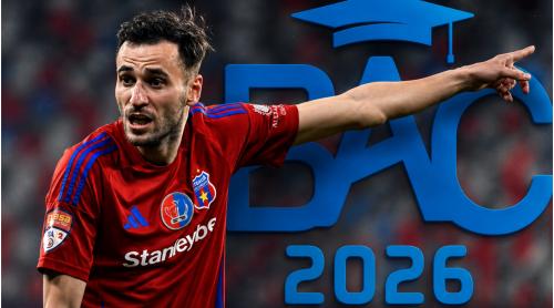 Bogdan Chipirliu, elev model! Fotbalistul Stelei a dat BAC ul la 33 de ani: „E foarte greu să l mai iei dacă nu l dai la timp!”. Video