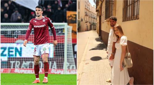 Ce reacție a avut iubita lui Alex Pașcanu după ce fundașul a marcat și a adus 3 puncte Rapidului. Toți ochii au fost asupra sa