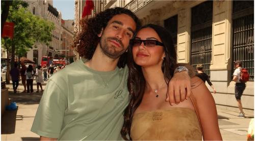 Cum a apărut soția lui Marc Cucurella în tribune la meciul Spaniei. Claudia Rodriguez a captat toată atenția