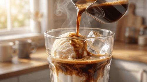 De ce italienii toarnă espresso fierbinte peste înghețată? Povestea desertului affogato