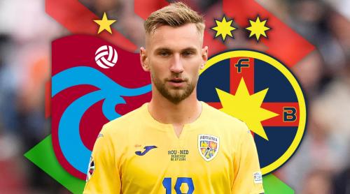Denis Drăguş, cale liberă spre FCSB! Trabzonspor a rezolvat transferul atacantului