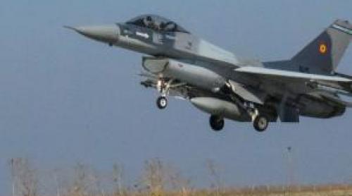 Dronă doborâtă în premieră deasupra României. A fost lovită de racheta unui F 16 al Forţelor Aeriene Române