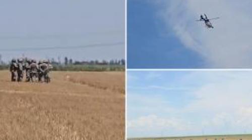 Dronă doborâtă în premieră deasupra României. A fost lovită de racheta unui F 16 al Forţelor Aeriene Române