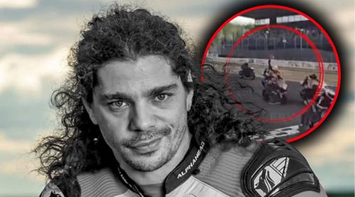 Imaginile cu moartea tragică a pilotului român! Adrian Rus „Sinner” a izbit în plin altă motocicletă