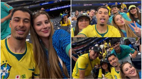 Isabella, iubita lui Gabriel Martinelli, eroul Braziliei în meciul cu Japonia de la Cupa Mondială, spectacol în tribune. Cum a celebrat golul atacantului