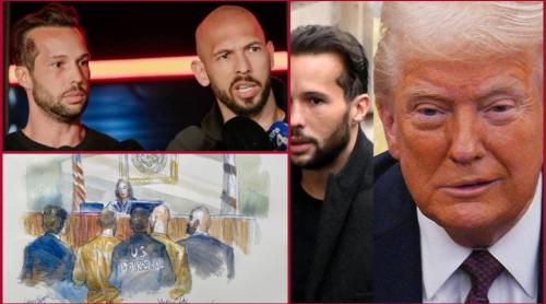 Legătura lui Donald Trump cu frații Tate. Se fac presiuni pentru extrădare