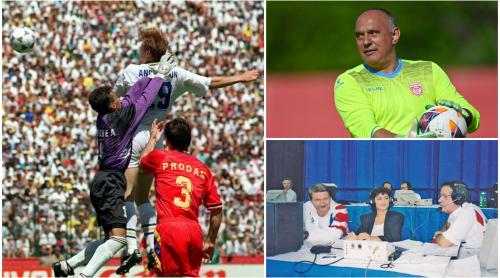 Legenda din România care l a încurajat pe Florin Prunea după gafa cu Suedia de la Mondialul SUA ’94: ”N o să uit niciodată! Plângeam, m a luat în brațe”