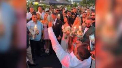 Lux şi opulenţă la o nuntă de interlopi din Vrancea. Florin Salam şi Dan Bursuc, printre cei 60 de naşi