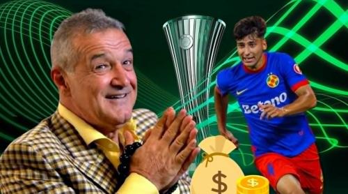 Noua mină de aur a lui Gigi Becali, la debutul în cupele europene. Câți bani vrea patronul FCSB pe Ricardo Pădurariu