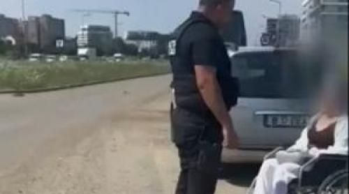 O femeie cerşea în Capitală la câţiva metri distanţă de maşina de lux a mamei ei. Ce au descoperit poliţiştii
