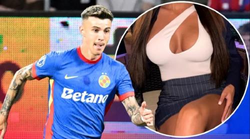 Octavian Popescu, urmărit de una dintre cele mai frumoase femei din online. Focoasa brunetă a furat toate privirile la FCSB – Auda 2 3. Foto exclusiv