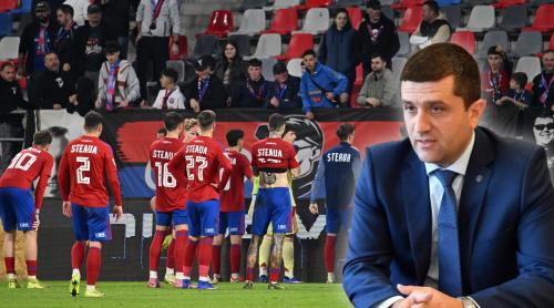 Promovarea Stelei în SuperLiga, din nou în aer! Ministrul Radu Miruță: „Actualul guvern nu mai poate lua decizia!”