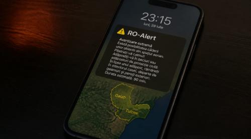 RO Alert de 90 de minute în Tulcea și Galați după o țintă la granița cu Ucraina