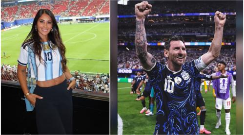 Singurul cuvânt prin care a descris Antonela Roccuzzo prestația genială a lui Lionel Messi. Reacție fabuloasă