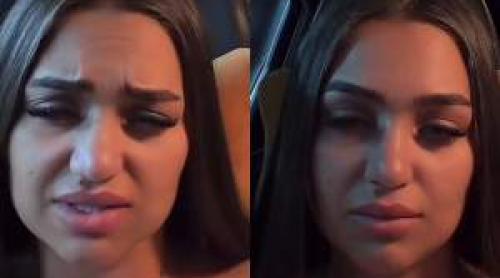 Tiktokeriță celebră din România, scandal cu iubitul în direct! Tânăra ar fi fost lovită cu mâncare