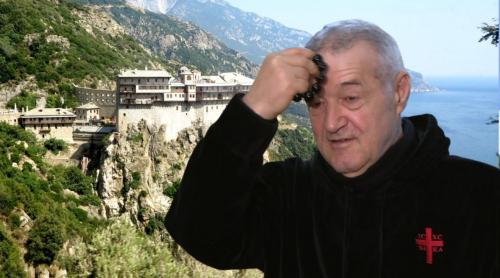 „Am vrut să mă dau șmecher”. Gigi Becali a dezvăluit tot ce a făcut pe Muntele Athos: „Albanezule, ia 1.000 de euro pentru cel mai bun măgar”. Moment unic la Marea Lavră!