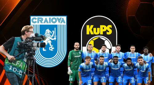 Câți bani primește Universitatea Craiova pentru drepturile tv ale meciului retur cu KuPS. Exclusiv