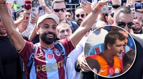Ce a pățit fanul turc, care s a dus la prezentarea lui Mohamed Salah în tricoul lui Galatasaray! Rivalii l au taxat pe loc