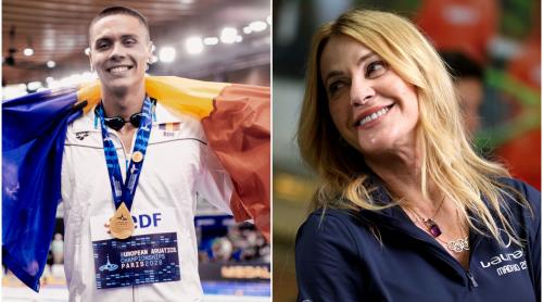 Ce mesaj i a trimis, de fapt, Nadia Comăneci lui David Popovici. A zis totul în doar 5 propoziții