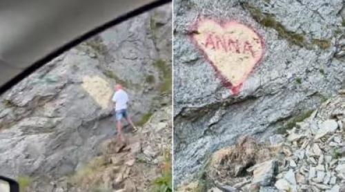 Cine este Anna, femeia al cărei nume a fost scris cu spray graffiti pe o stâncă din Transfăgărășan. Ce detalii au ieșit la iveală