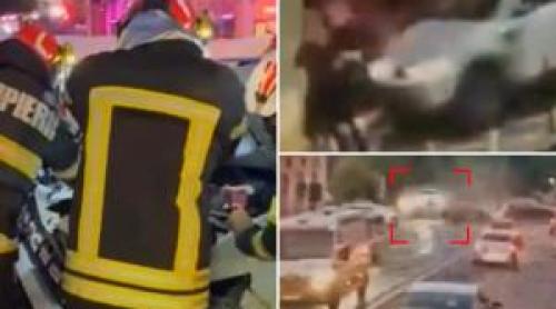 Cine sunt tinerii morți în accidentul din Brașov. Momentul când șoferul sare peste giratoriu și îi strivește