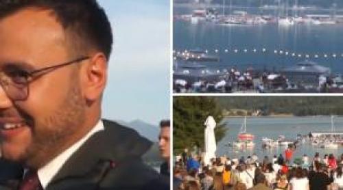 Concert de muzică clasică, pe lacul Colibița. Sute de oameni au asistat la spectacol: "E o experiență unică"