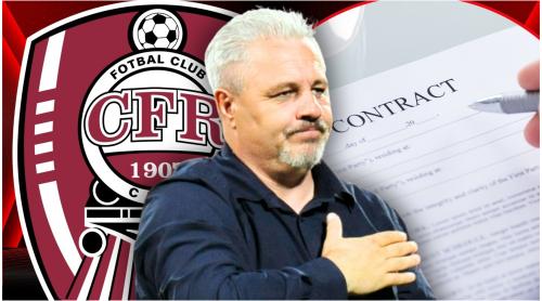 Contractul lui Marius Șumudică la CFR Cluj poate fi reziliat în orice moment: „Asta spune legea!”