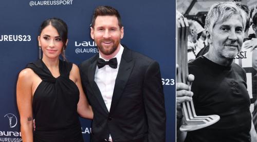 Cum au fost surprinși Lionel Messi și Antonella Roccuzzo după moartea lui Jorge Messi. Foto
