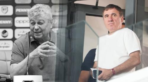Fotografie de milioane la Dinamo – U Cluj! Gică Hagi, „vegheat” de Mircea Lucescu