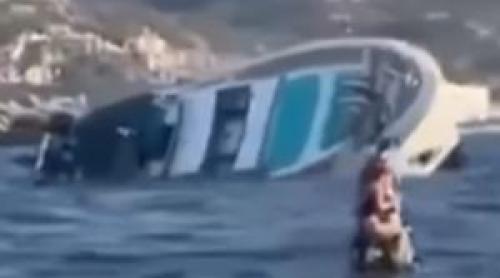Iaht de lux de 9,1 milioane de dolari s a scufundat în Sardinia. Proprietarul abia îl primise de patru zile