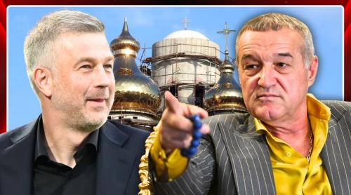 Întâlnire surpriză la biserică Gigi Becali – Edi Iordănescu. ”Sunt șomer, patroane!”. Exclusiv