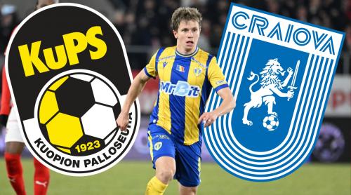 Jucătorul transferat de KuPS din SuperLiga ameninţă Universitatea Craiova: „Stilul nostru se compară cu FCSB! Dacă oamenii se uită doar pe Transfermarkt, vor fi surprize”